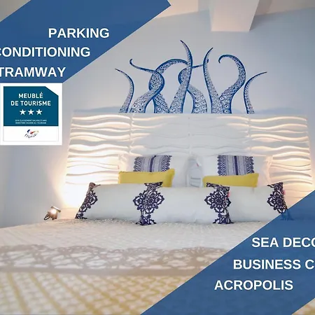 Wavebnb Confort, Central, Parking Apartamento Niza